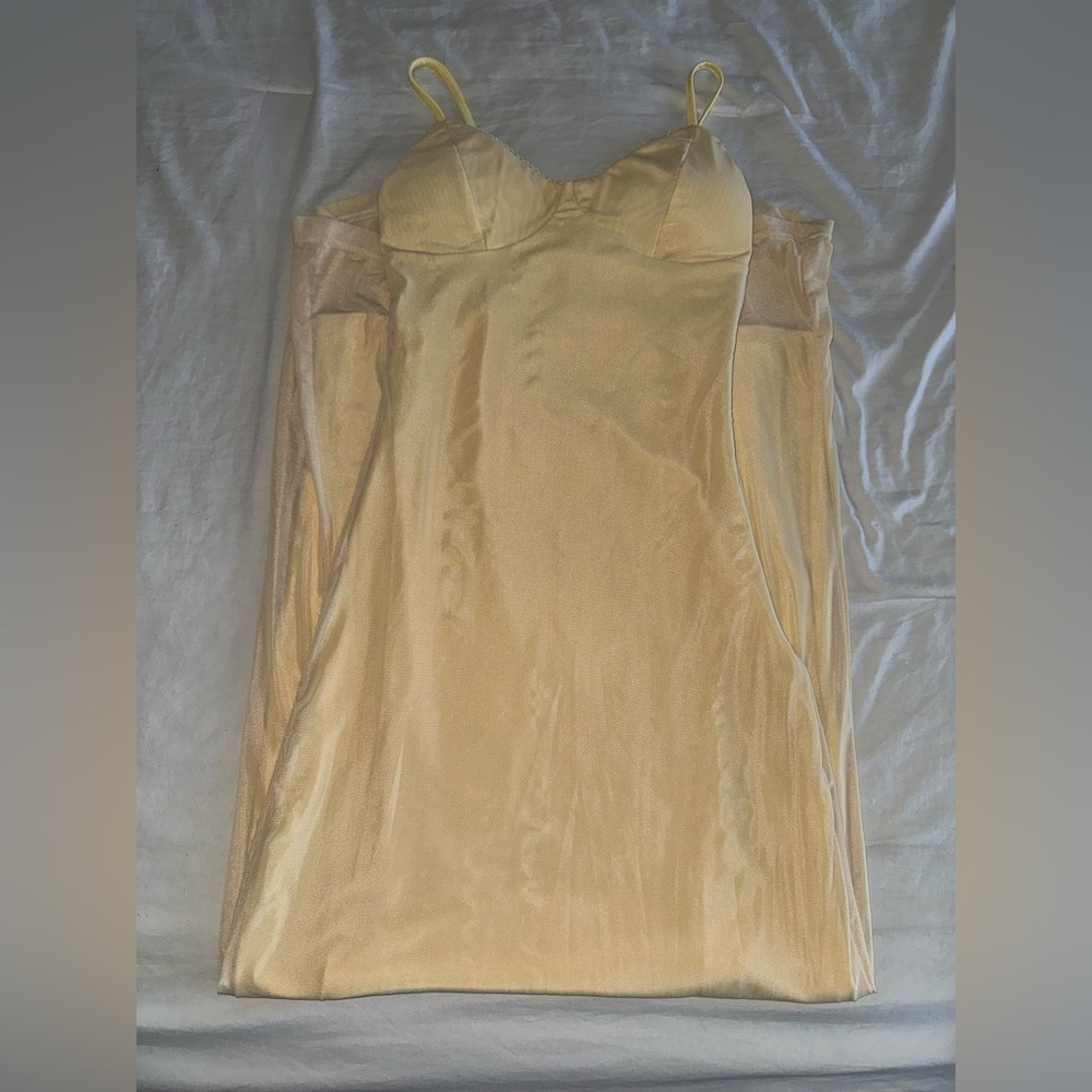 Elegant Yellow Long Dress